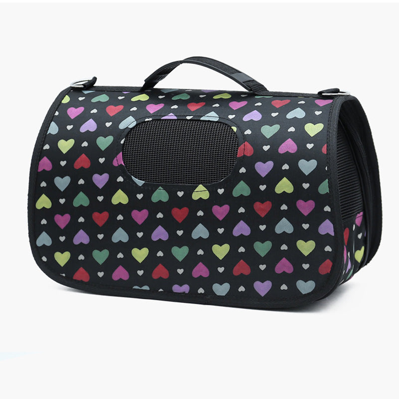 KFX-7740477 Cartoon Diagonal Pet Carrier Bag in Oxford Material - Sizes S, M, L Available