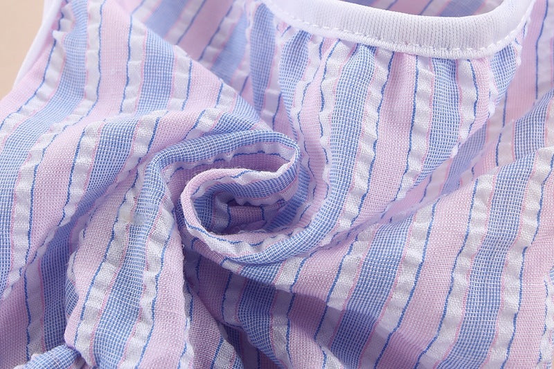KFX-7740605 Vertical Striped Pet Skirt in Multiple Colors for Cats and Dogs