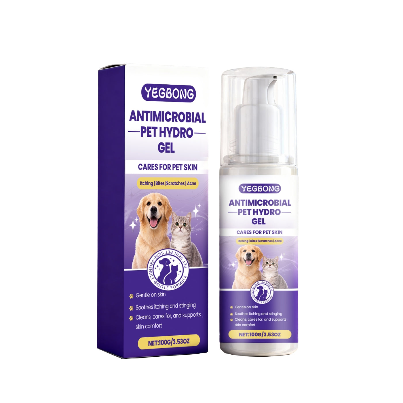 KFX-7741885 Pet Skin Care Gel for Soothing and Moisturizing Applications