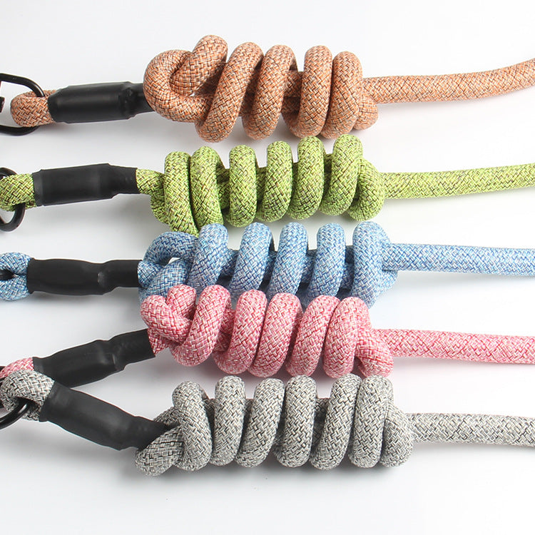 KFX-7743805 Nylon Pet Chest Traction Rope with Comfortable Handle and Metal Buckle