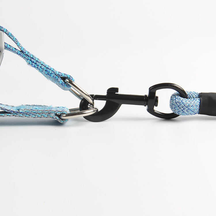 KFX-7743805 Nylon Pet Chest Traction Rope with Comfortable Handle and Metal Buckle