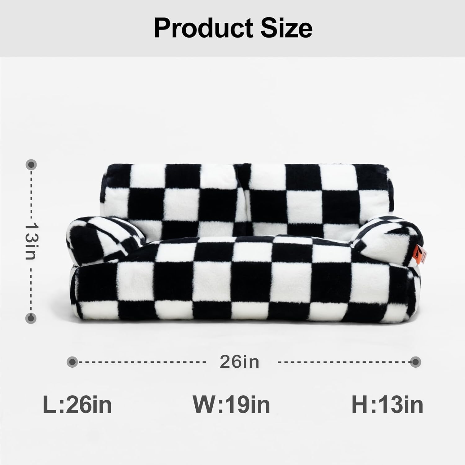 KFX-7747261 Washable Non-Slip Couch Bed for Cats and Small Dogs
