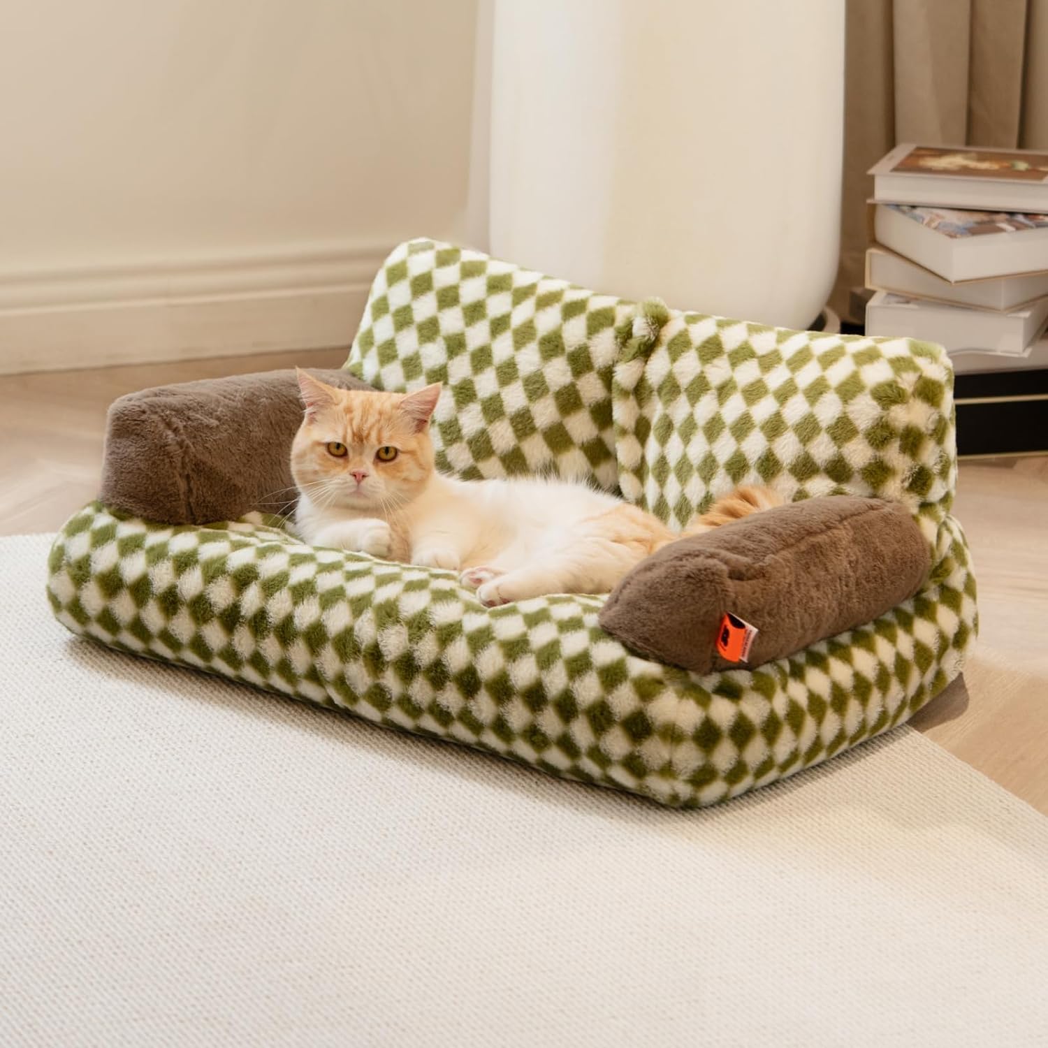 KFX-7747261 Washable Non-Slip Couch Bed for Cats and Small Dogs