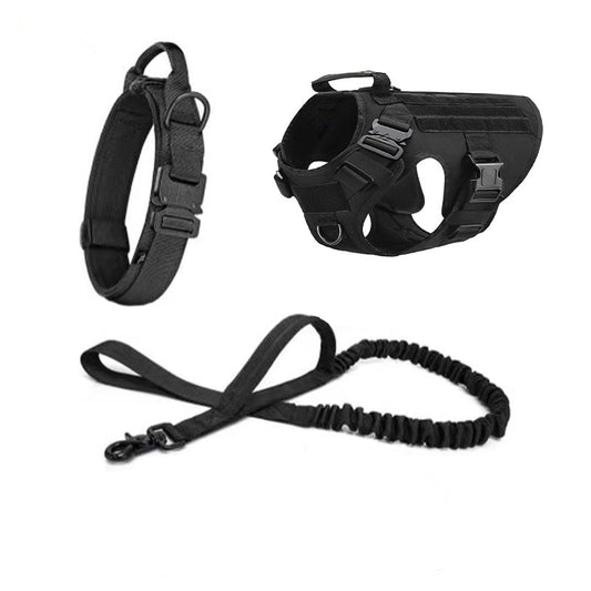 KFX-7751229 Outdoor Pet Dog Collar and Leash Set with Hand Strap - Available in Multiple Colors and Sizes