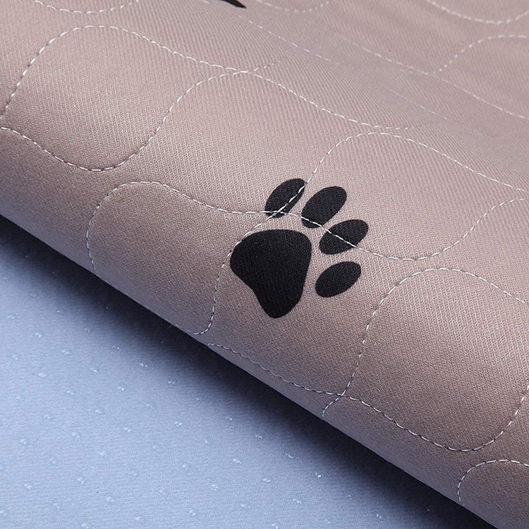 KFX-7751613 Non-slip Pet Cushion with Dog Paw Print - Available in Multiple Sizes