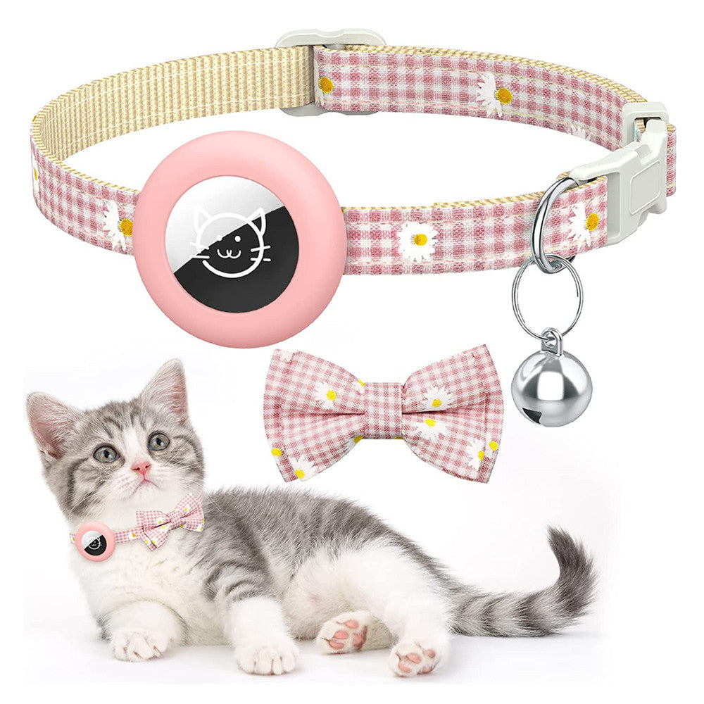 KFX-7751741 Plaid Bowknot Collar for Dogs and Cats in Black, Orange, Pink, and Green