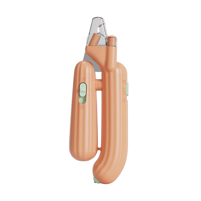 KFX-7753533 Cactus Shaped Pet Nail Clipper with White Light and Ringworm Light