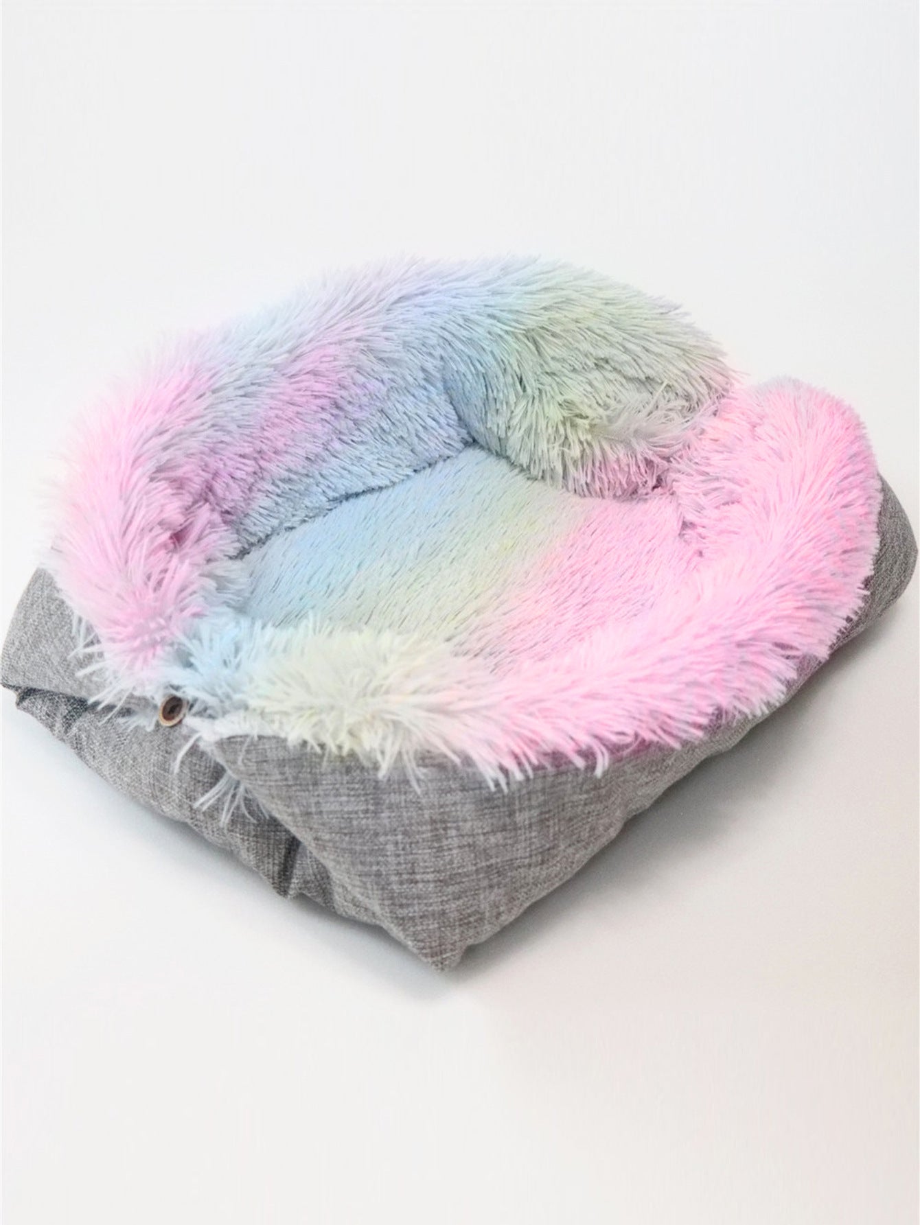 KFX-7753789 Cozy Foldable Plush Pet Bed Mat for Dogs and Cats – Warm Fleece Cushion Ideal for Winter Comfort