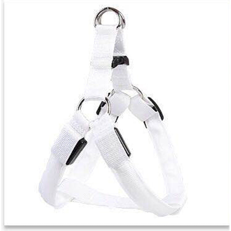 KFX-7754813 LED Illuminated Pet Leashing Vest for Enhanced Night Safety - Multiple Colors Available