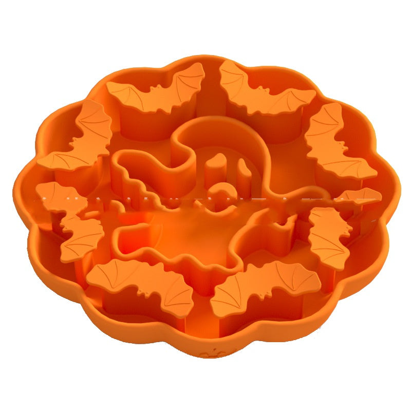 KFX-7755709 Multi-Functional Anti-Choke Slow Feeding Silicone Dog Bowl