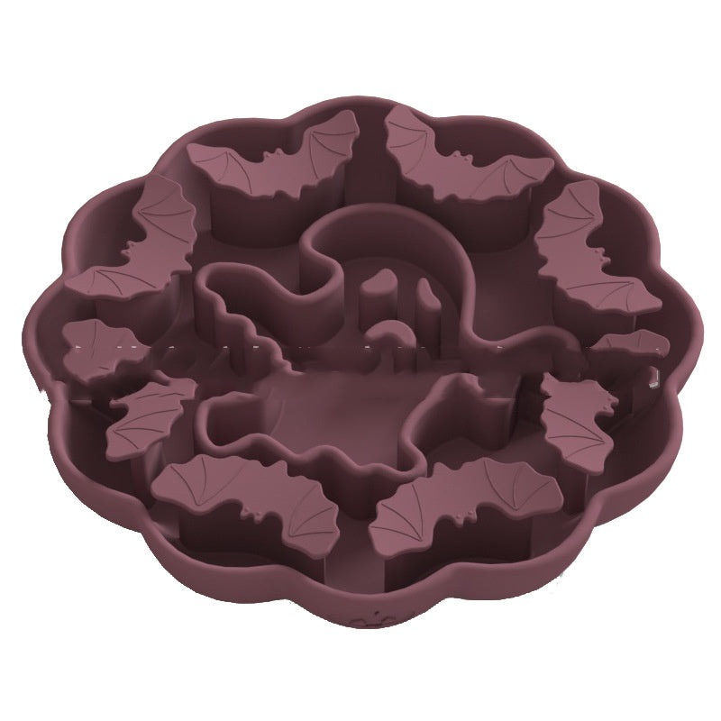 KFX-7755709 Multi-Functional Anti-Choke Slow Feeding Silicone Dog Bowl