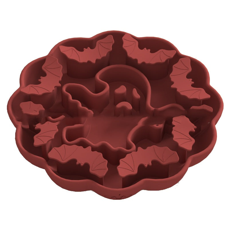 KFX-7755709 Multi-Functional Anti-Choke Slow Feeding Silicone Dog Bowl