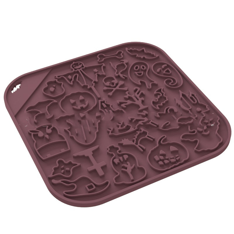 KFX-7755709 Multi-Functional Anti-Choke Slow Feeding Silicone Dog Bowl