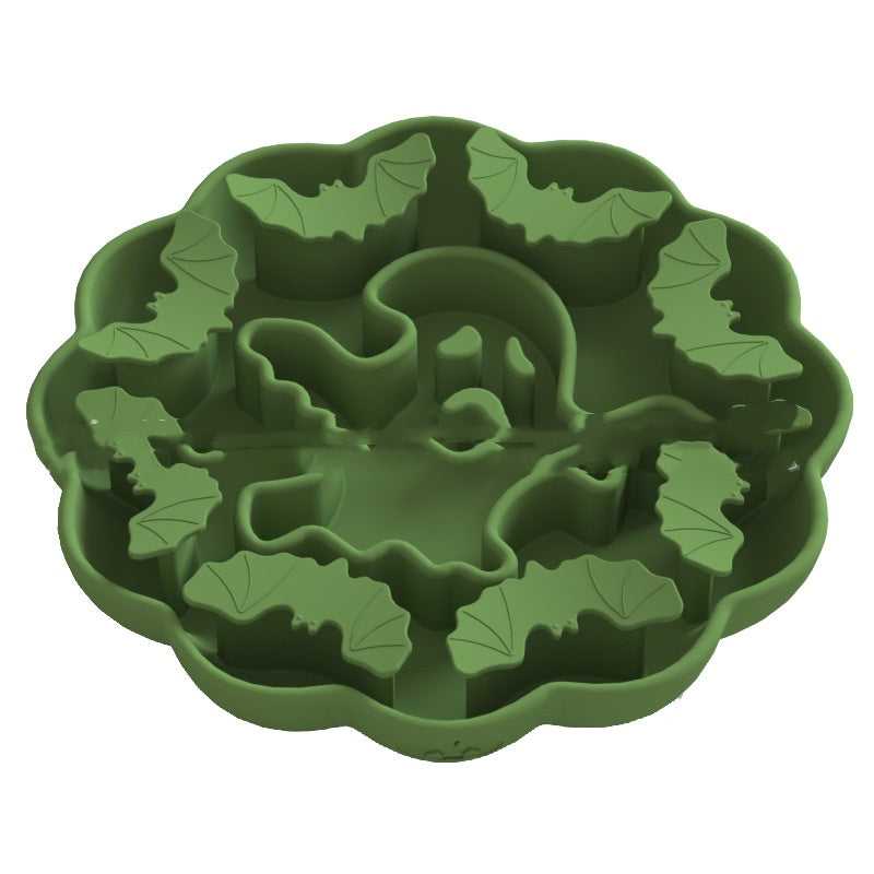 KFX-7755709 Multi-Functional Anti-Choke Slow Feeding Silicone Dog Bowl