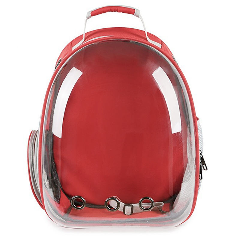 KFX-7757757 Pet Carrier Backpack with Transparent Design and Ventilation for Cats and Dogs
