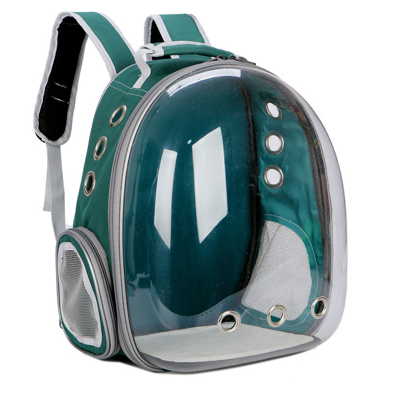KFX-7757757 Pet Carrier Backpack with Transparent Design and Ventilation for Cats and Dogs