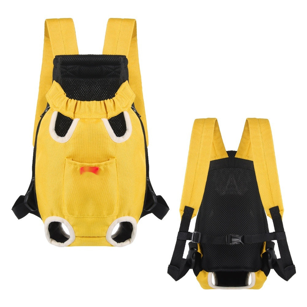 KFX-7758141 Breathable Open-Headed Cat and Dog Shoulder Bag for Comfortable Outings