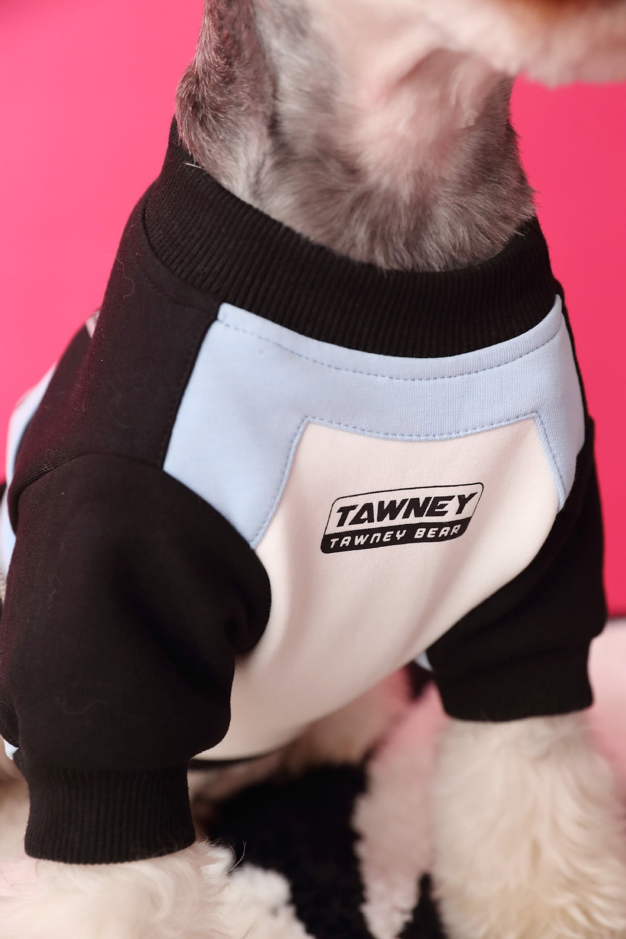 KFX-7766333 Cozy Cotton Zipper Pullover Sweater for Dogs in Pink and Blue