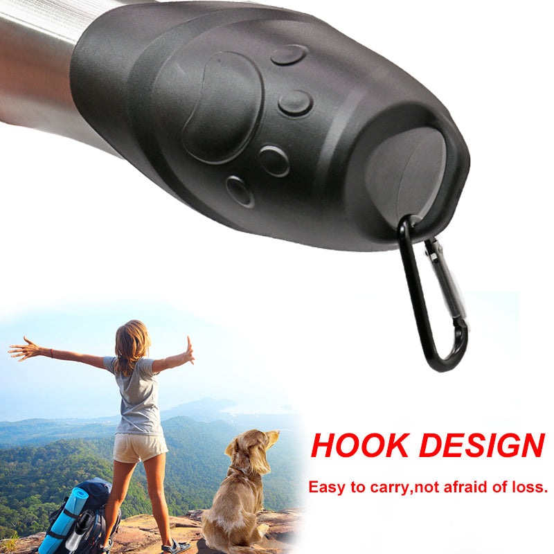 KFX-7767101 Stainless Steel Pet Water Bottle with Multiple Size Options - 350ml, 600ml, 750ml