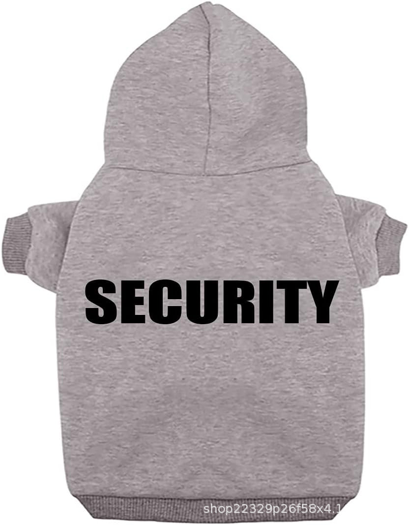 KFX-7772093 Fleece-Lined Casual Dog Hoodie for Warmth and Comfort in Black and Gray
