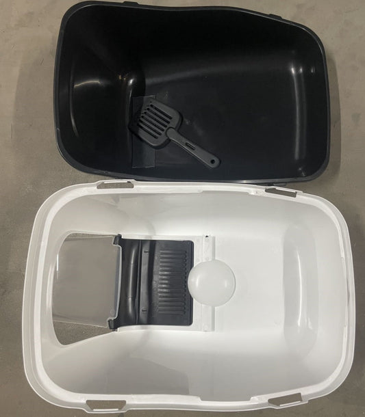 KFX-7772477 Cat Toilet – Innovative Litter Box for Easy Clean-Up and Odor Control