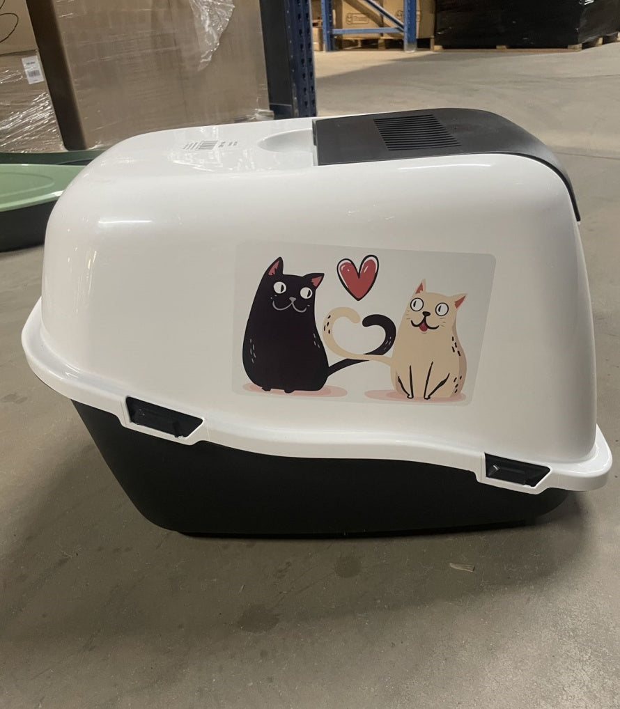 KFX-7772477 Cat Toilet – Innovative Litter Box for Easy Clean-Up and Odor Control