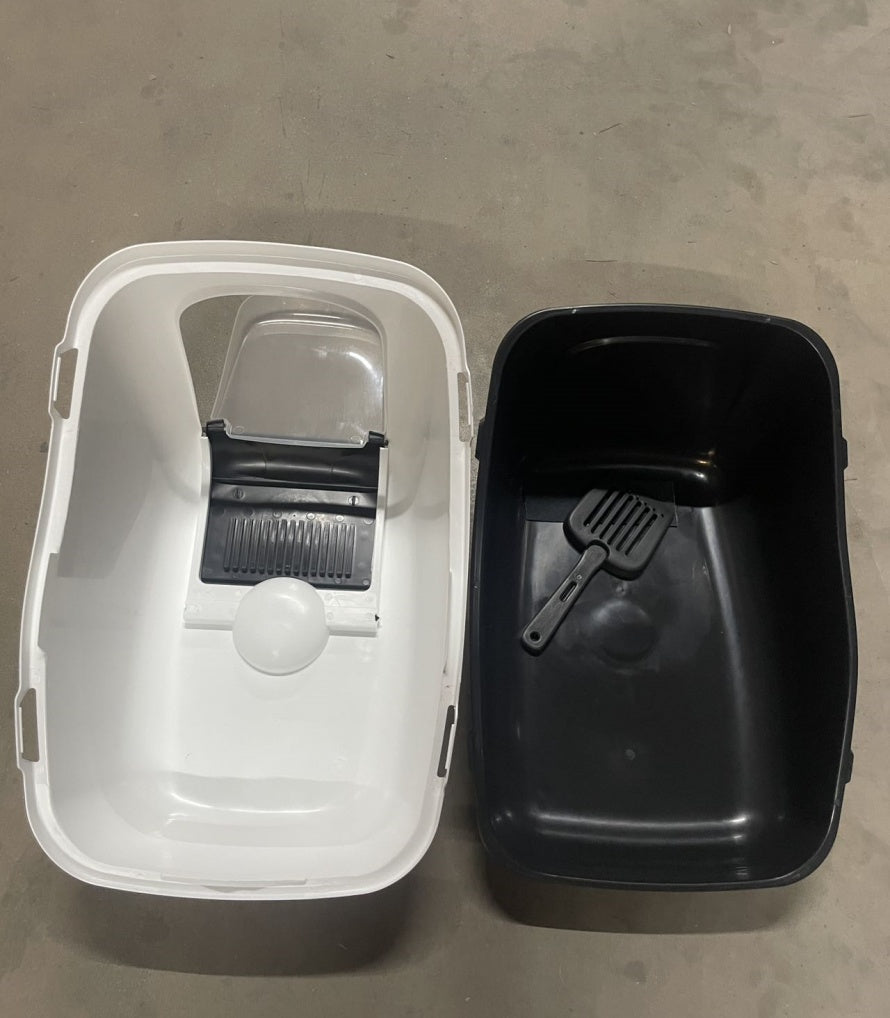 KFX-7772477 Cat Toilet – Innovative Litter Box for Easy Clean-Up and Odor Control