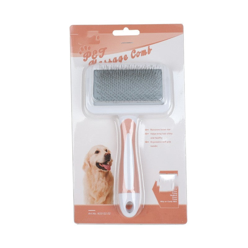 KFX-7772605 Dog Knot Remover and Unraveled Comb - Plastic Grooming Tool in Pink, Green, Purple