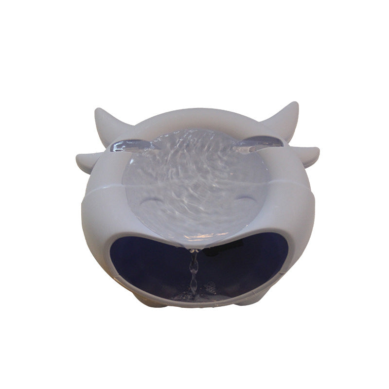 KFX-7772861 Pet Water Fountain with Oxygen Circulation - Blue and Pink, Plastic Design