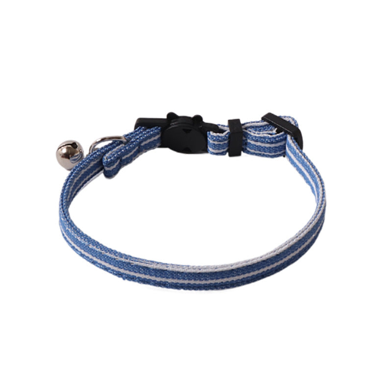 KFX-7774397 Denim Cat Collar in Multiple Colors for Stylish Pets
