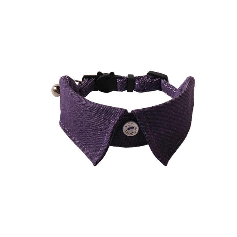 KFX-7774397 Denim Cat Collar in Multiple Colors for Stylish Pets