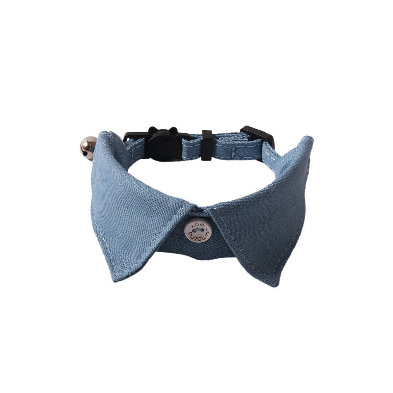 KFX-7774397 Denim Cat Collar in Multiple Colors for Stylish Pets