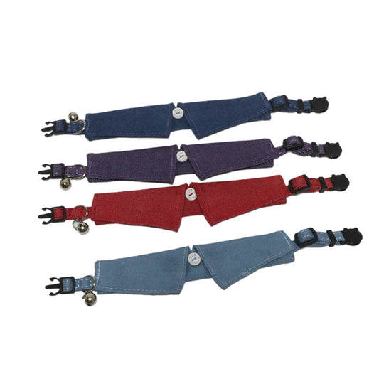 KFX-7774397 Denim Cat Collar in Multiple Colors for Stylish Pets