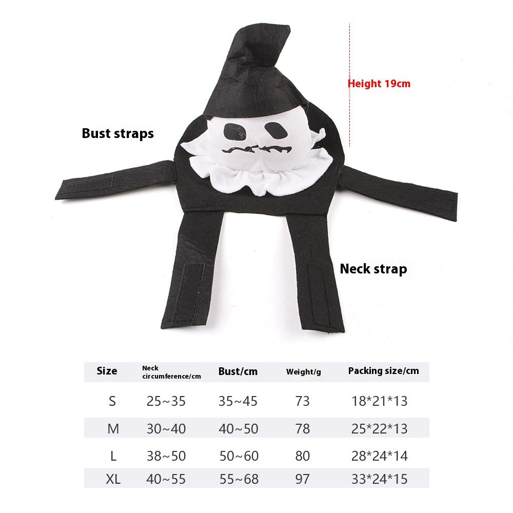 KFX-7775165 Costume for Pets: Ghost and Pumpkin Ghost Styles in Sizes S, M, L, XL
