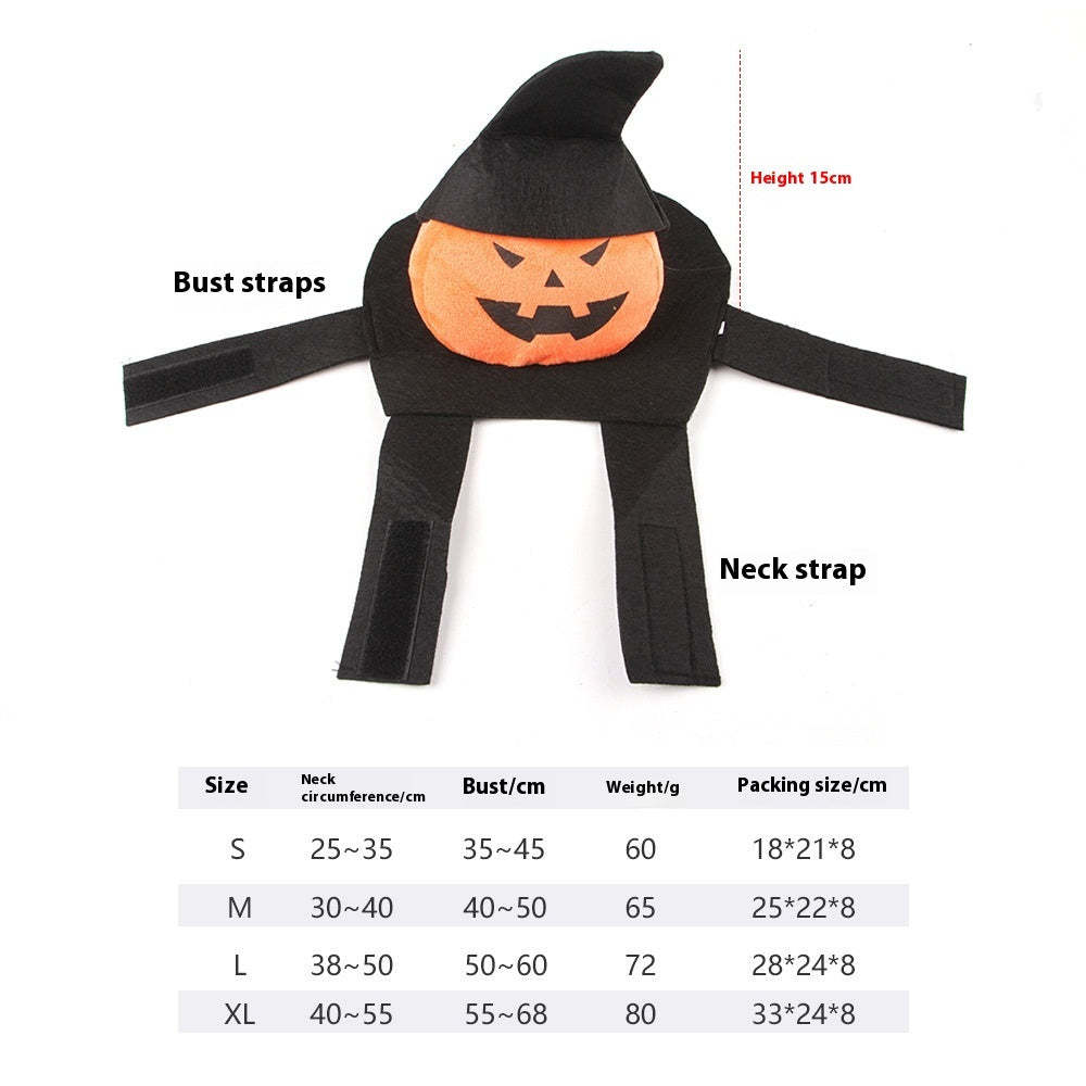 KFX-7775165 Costume for Pets: Ghost and Pumpkin Ghost Styles in Sizes S, M, L, XL