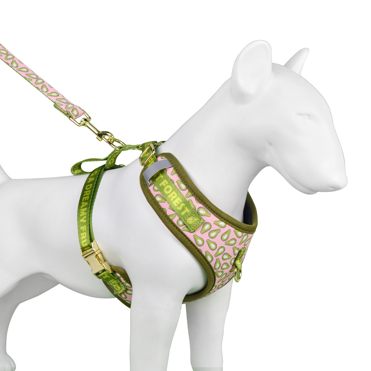KFX-7781821 Medium and Large Pet Dog Chest and Back Harness with Multi-Color Options for Various Occasions