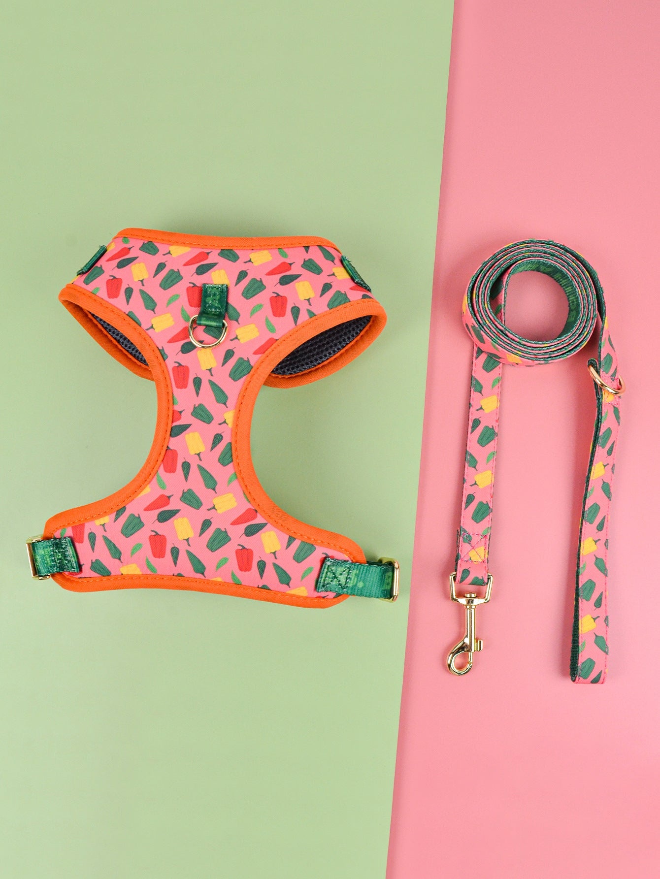 KFX-7781821 Medium and Large Pet Dog Chest and Back Harness with Multi-Color Options for Various Occasions