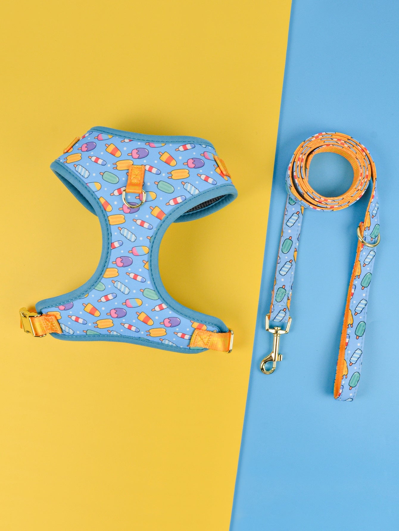 KFX-7781821 Medium and Large Pet Dog Chest and Back Harness with Multi-Color Options for Various Occasions