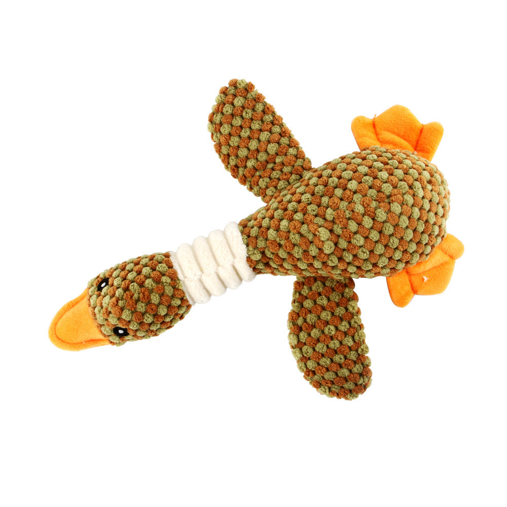 KFX-7782205 Pet Sound Plush Dog Toy for Molar Teeth Cleaning – Bite-resistant, Soft, Ideal for All Dogs