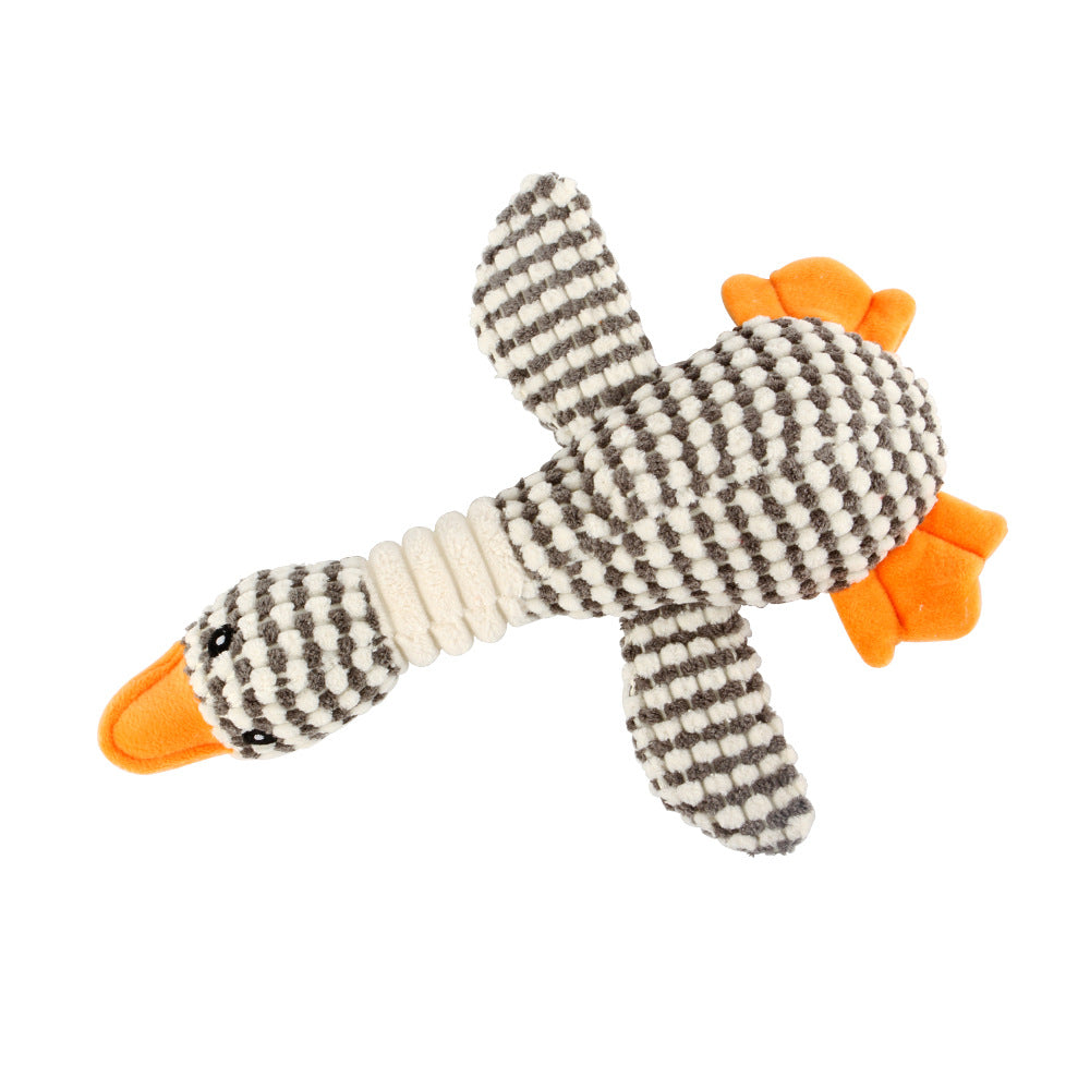 KFX-7782205 Pet Sound Plush Dog Toy for Molar Teeth Cleaning – Bite-resistant, Soft, Ideal for All Dogs