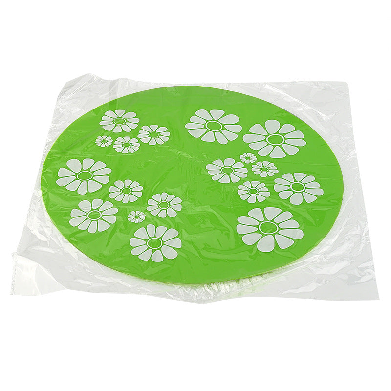 KFX-7784381 Non-Slip Waterproof Silicone Mats for Pet Water Dispenser - Blue, Orange, Green