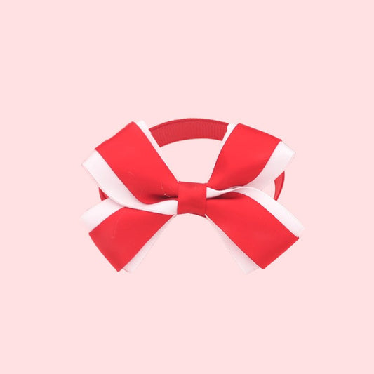 KFX-7784509 Christmas Adjustable Pet Collar with Bow Tie for Dogs and Cats - Festive Holiday Neck Strap