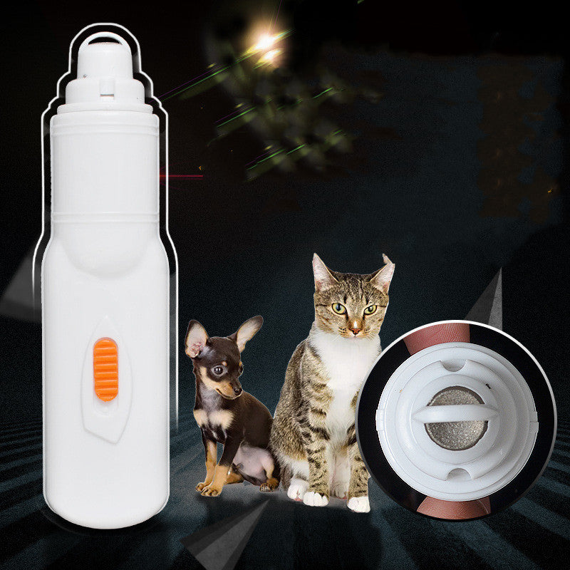 KFX-7786301 Pet Electric Cat and Dog Nail Polisher with High-Speed Electric Grinding Tool