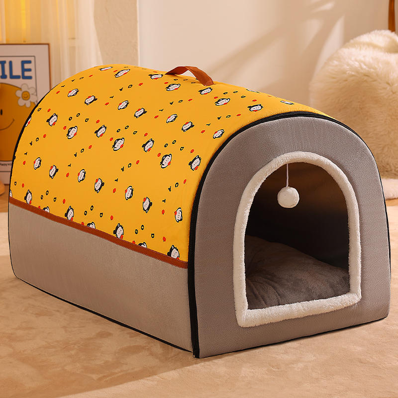 KFX-7786557 Cozy Removable Washable Dog House for Corgis & Shiba Inus - Multiple Sizes Available