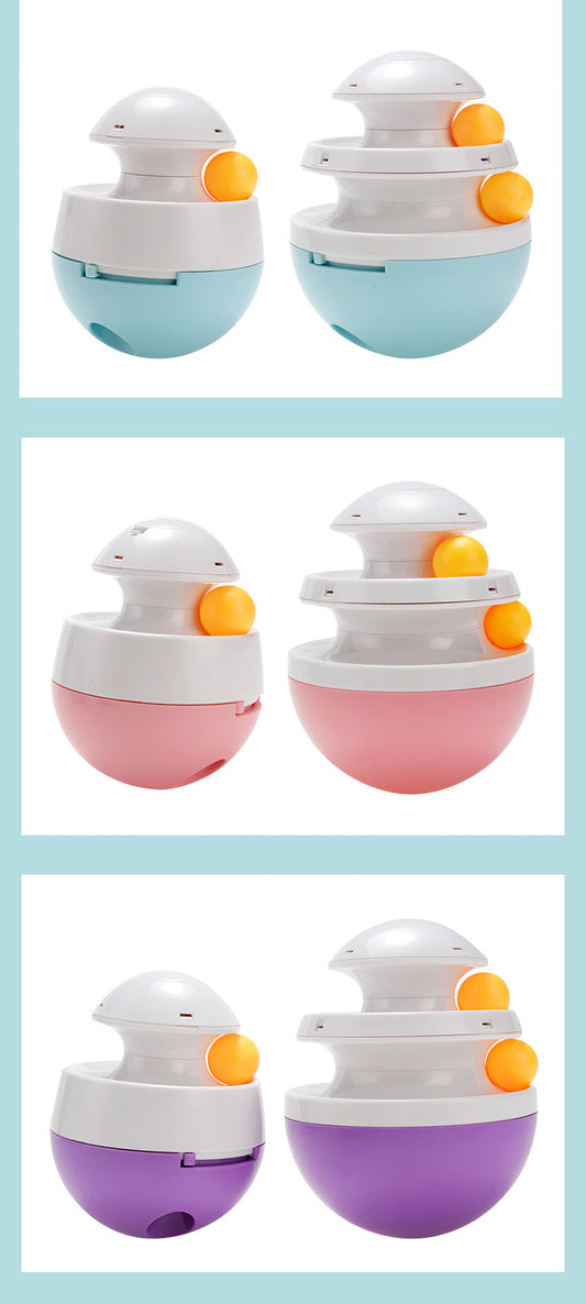 KFX-7789117 Colorful Orbital Ball Tumbler - Available in Blue, Purple, and Pink, Sizes: 10CM x 13CM & 12CM x 16CM