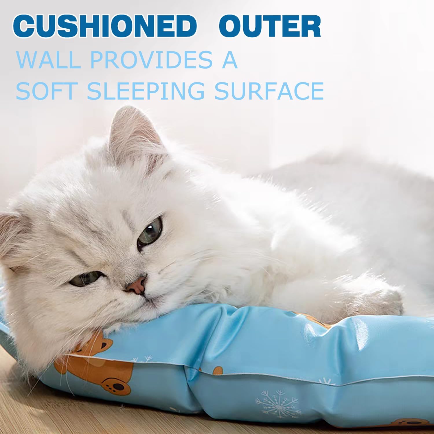 KFX-7789757 Cooling Pet Mat for Cats and Dogs - Soft and Comfortable Cushion for Summer Use