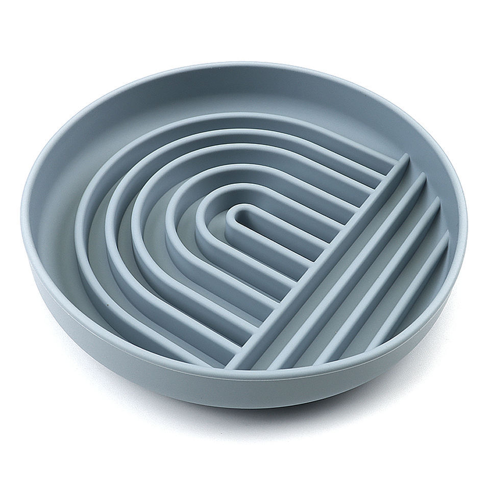 KFX-7791549 Silicone Slow Feeder Bowl for Dogs and Puppies - Reduces Gulping and Supports Digestive Health
