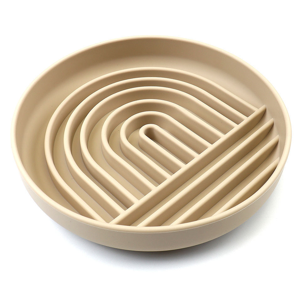KFX-7791549 Silicone Slow Feeder Bowl for Dogs and Puppies - Reduces Gulping and Supports Digestive Health