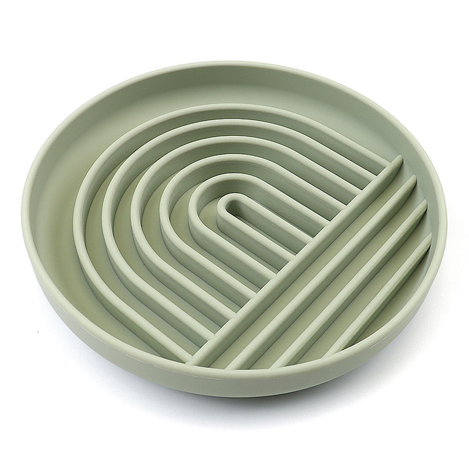 KFX-7791549 Silicone Slow Feeder Bowl for Dogs and Puppies - Reduces Gulping and Supports Digestive Health