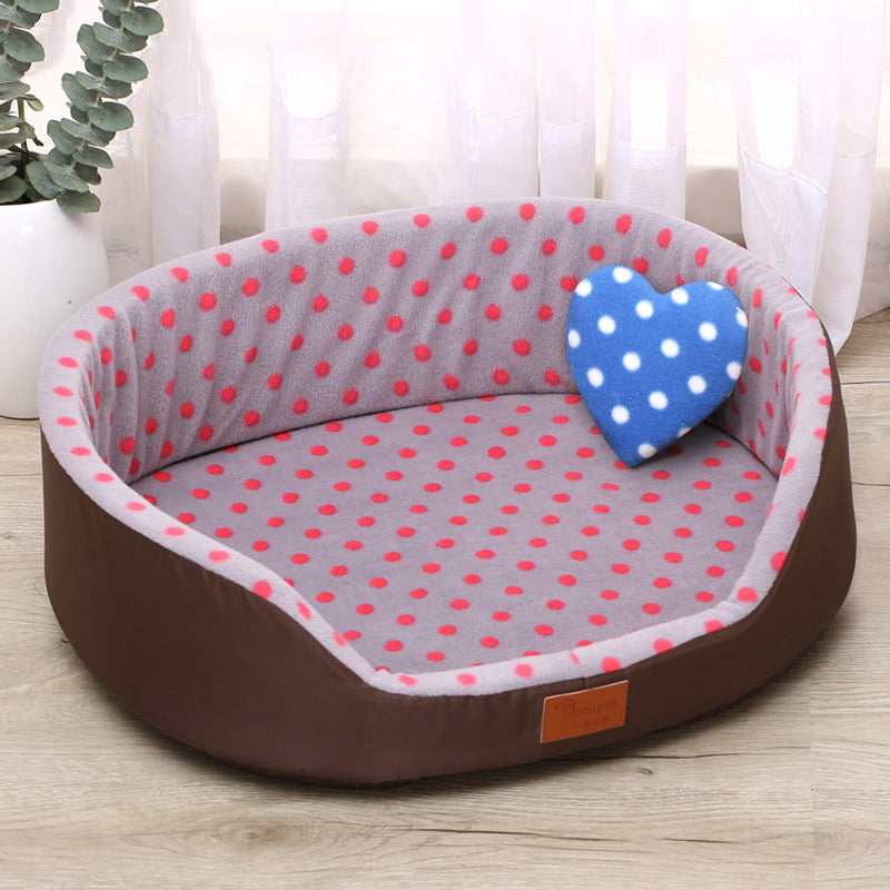 KFX-7792317 Reversible Soft Cotton Pet Cushion - Cozy and Skin-Friendly Mat for Dogs and Cats
